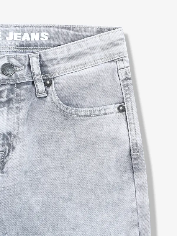 PEPE JEANS light grey ripped jeans