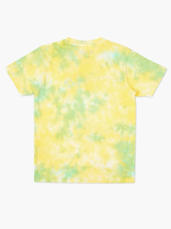 PEPE JEANS lime green tie dye cotton t-shirt