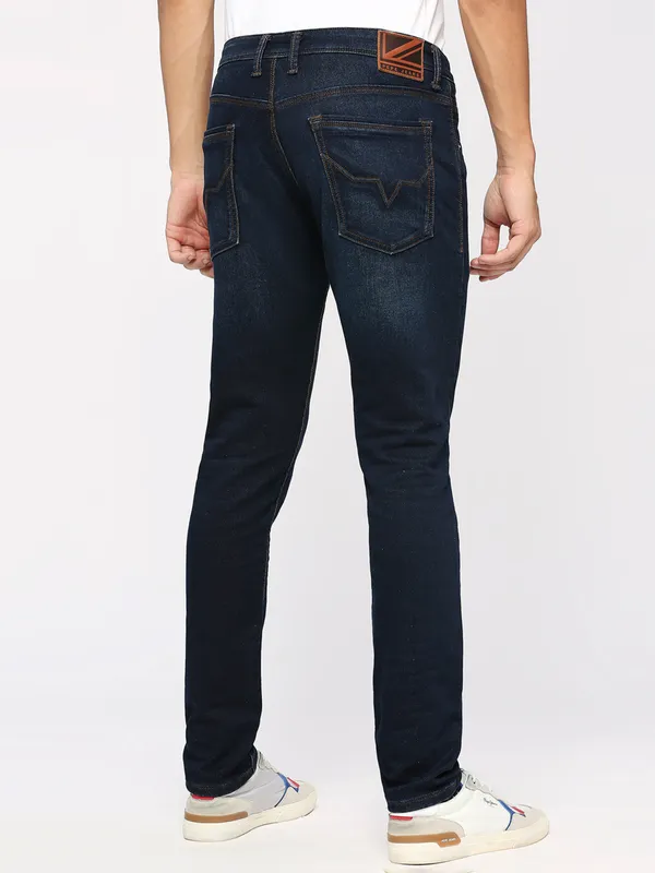 Pepe Jeans navy solid skinny jeans