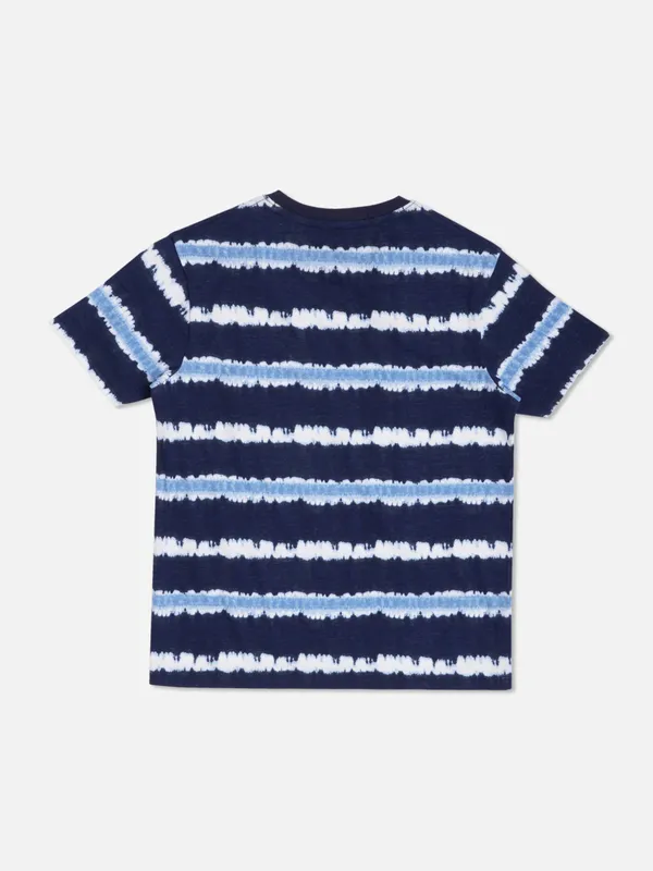Pepe Jeans navy stripe cotton t shirt