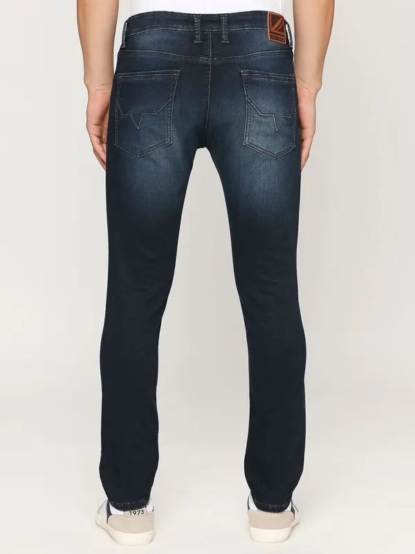 Pepe Jeans navy washed slim tapered fit jeans