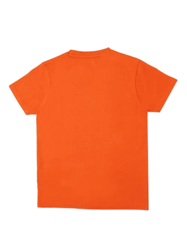 Pepe Jeans orange cotton t shirt