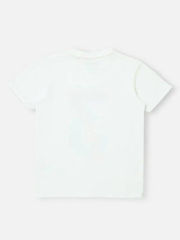 Pepe Jeans printed white t shirt