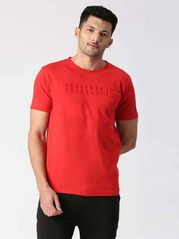 Pepe Jeans red round neck t shirt