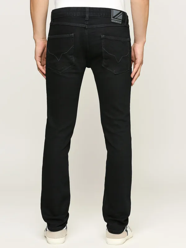 Pepe Jeans rich black slim fit jeans in solid
