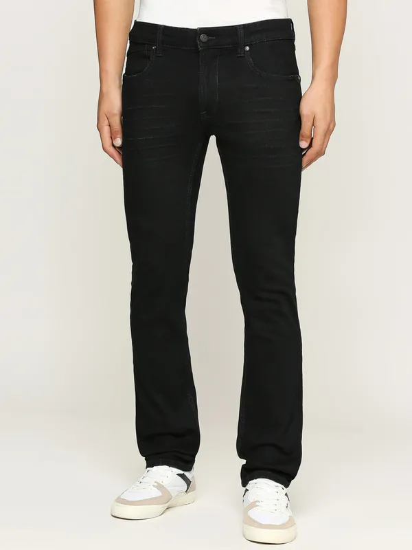 Pepe Jeans rich black slim fit jeans in solid