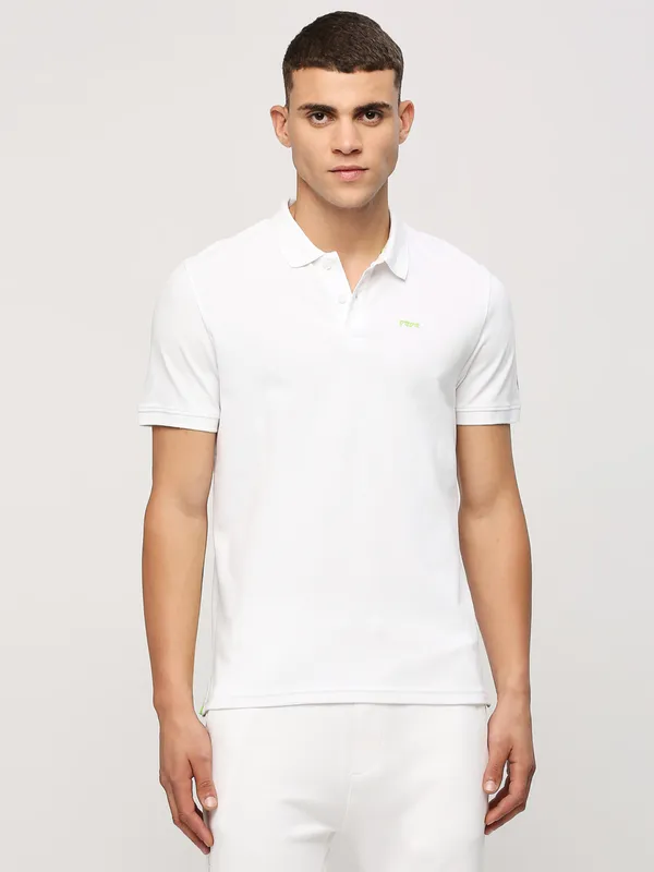Pepe Jeans slim fit plain white cotton t shirt