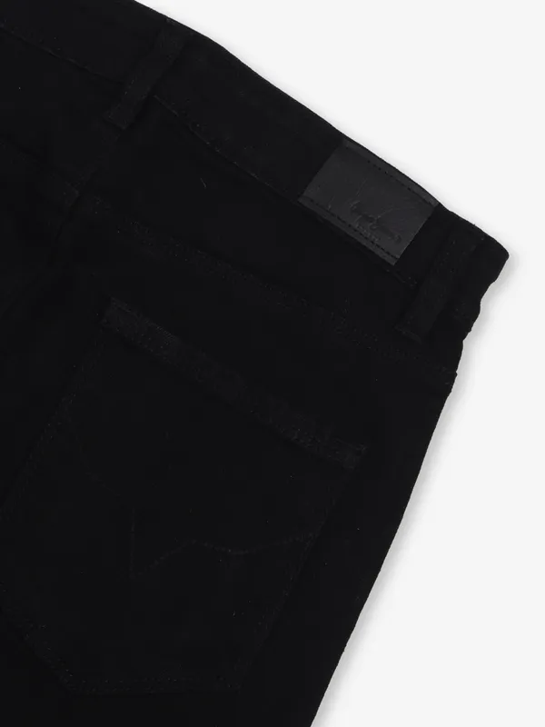 PEPE JEANS solid black denim jeans for boys