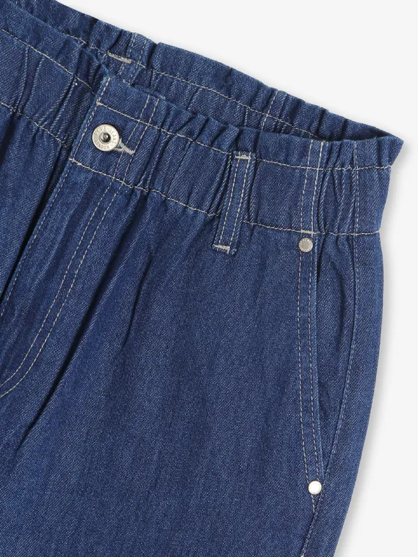 PEPE JEANS solid blue jeans