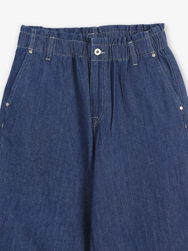 PEPE JEANS solid blue jeans