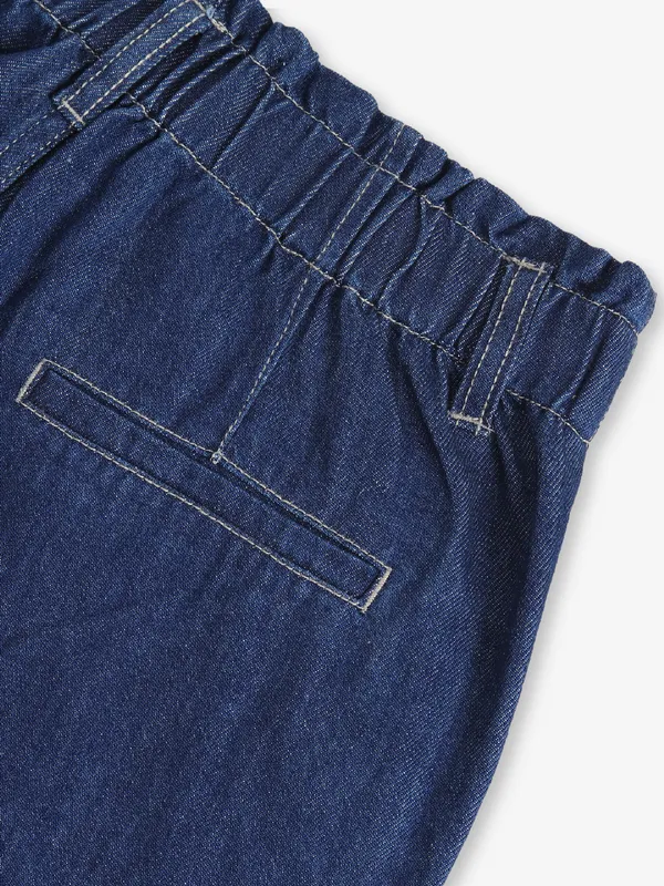 PEPE JEANS solid blue jeans