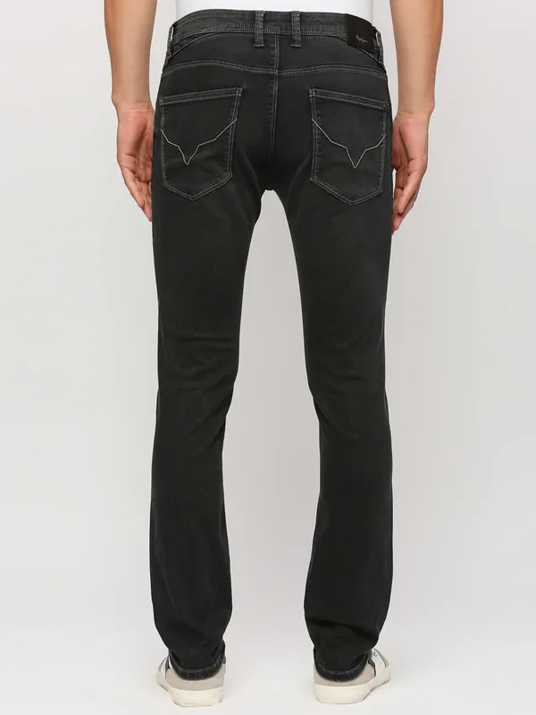 Pepe Jeans solid cool black slim fit jeans