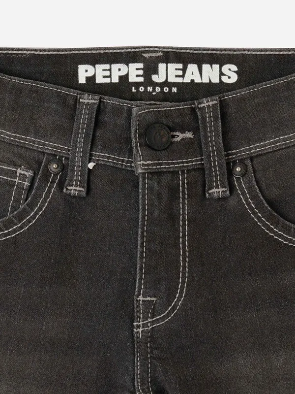 Pepe Jeans washed black jeans