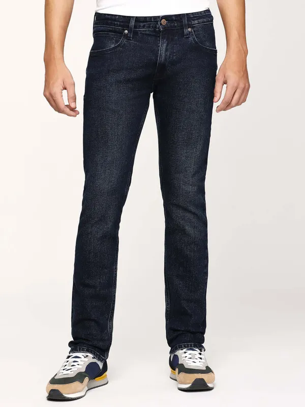Pepe Jeans washed dark navy jeans