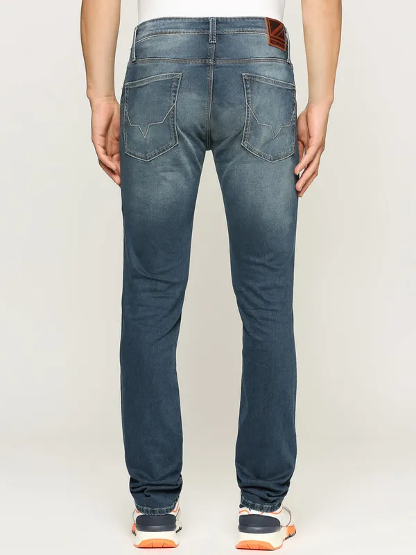 Pepe Jeans washed indigo blue slim fit jeans