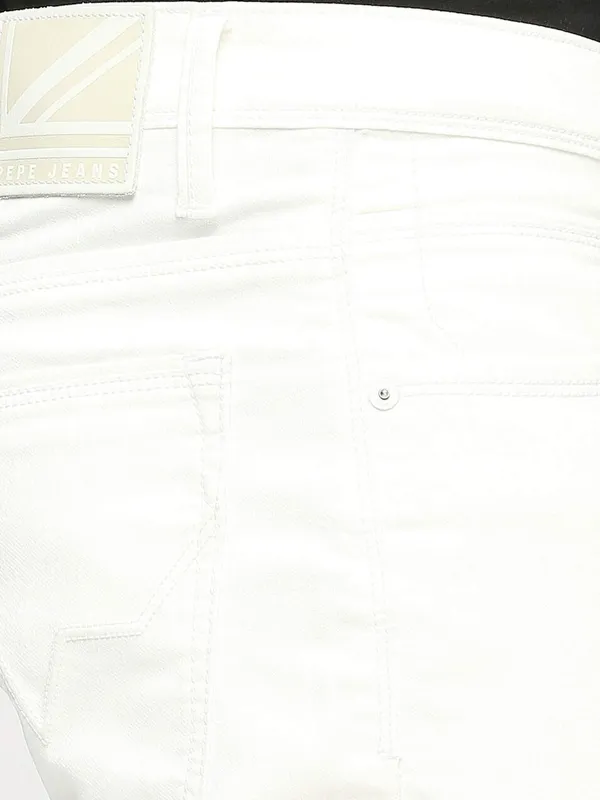 Pepe Jeans white jeans in skinny fit
