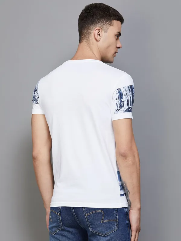 Pepe Jeans white round neck t shirt