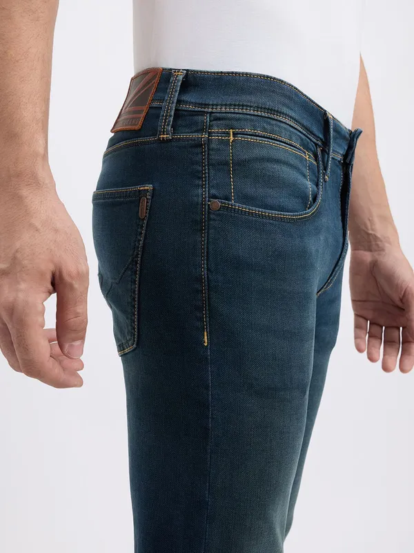 PEPE olivier blue washed denim jeans for men