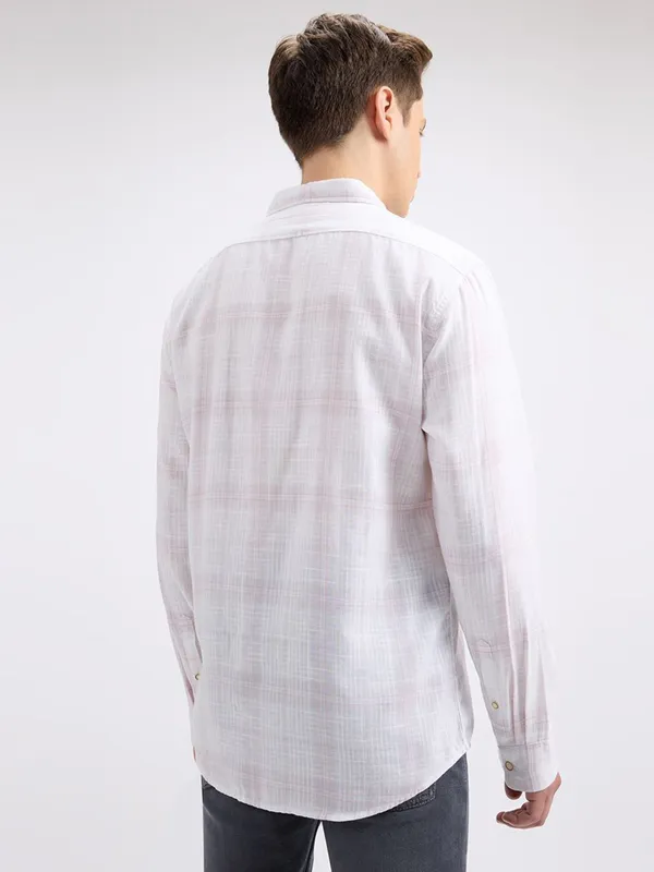 PEPE pink checks cotton shirt