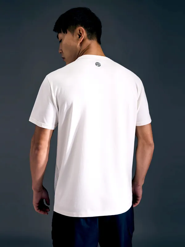 PEPE printed white cotton t-shirt for men