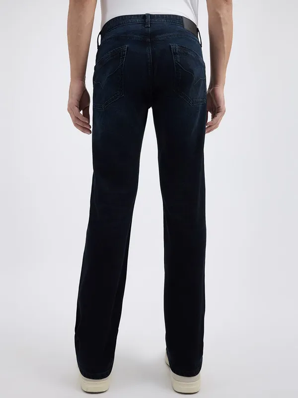 PEPE solid navy denim jeans for mens new collection