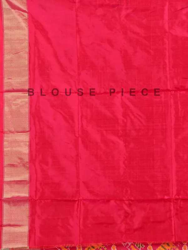 Pink patola silk saree for wedding special