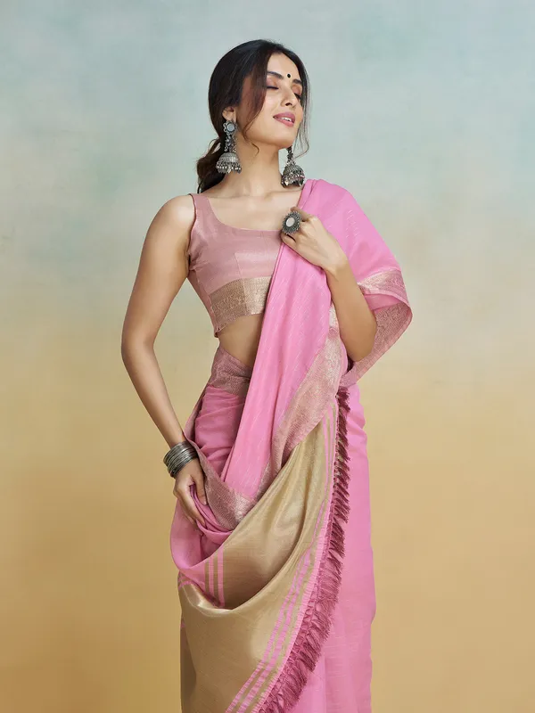 Pink silk radiant heritage drapes