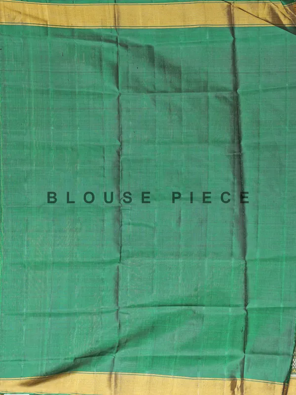 Dark green saree in bandhej silk for festive