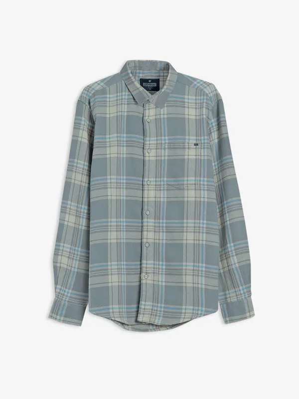 Pioneer grey checks shirt