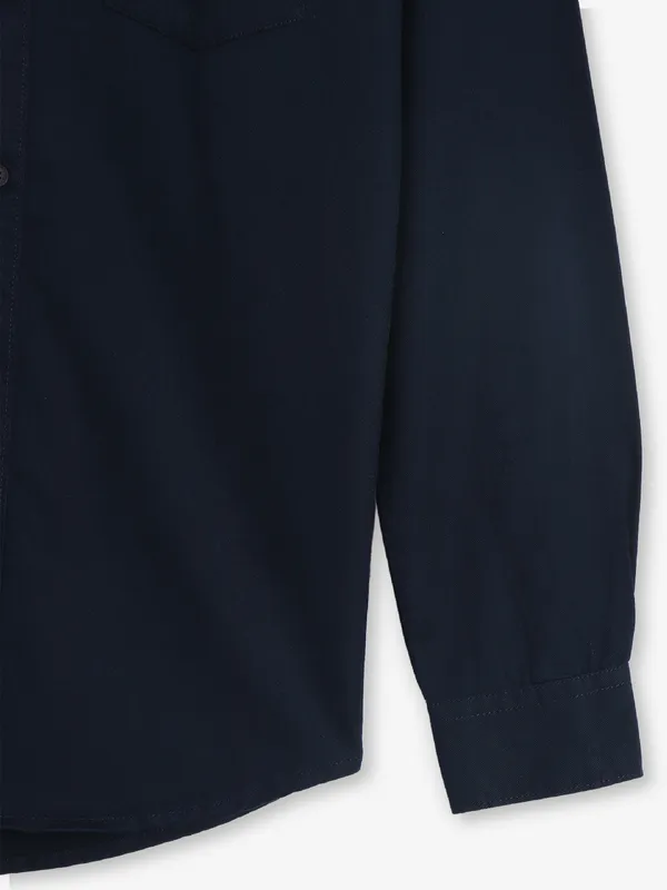 PIONEER palin navy cotton shirt