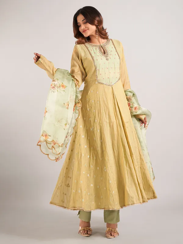 Pista green salwar suit for wedding