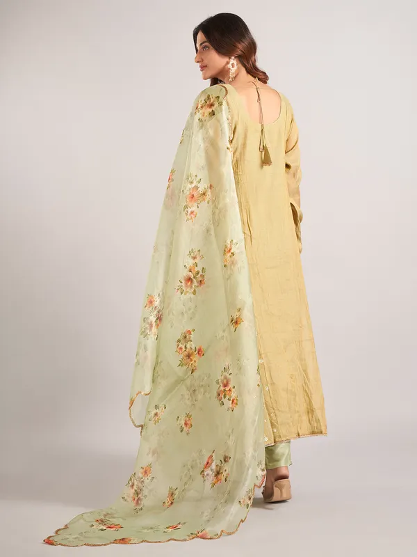 Pista green salwar suit for wedding