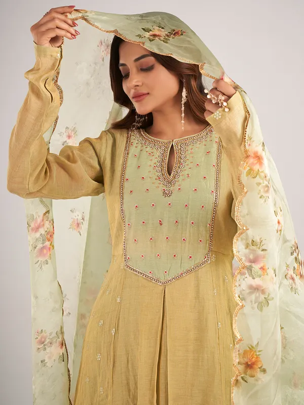 Pista green salwar suit for wedding