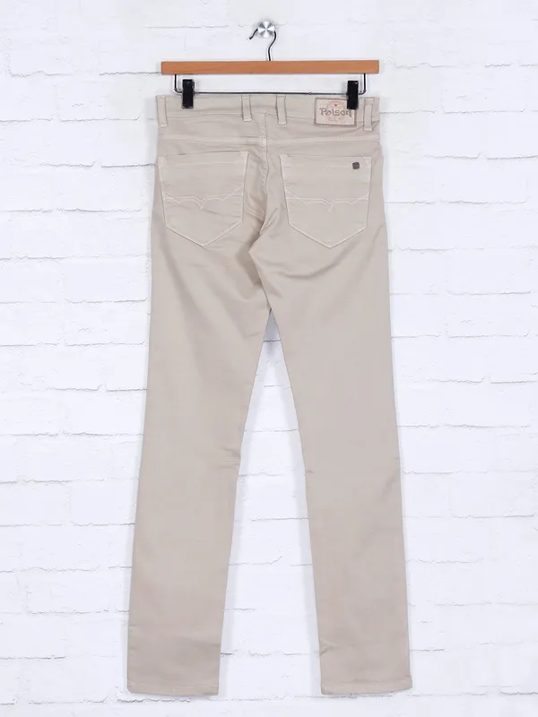 Poison beige slim fit jeans