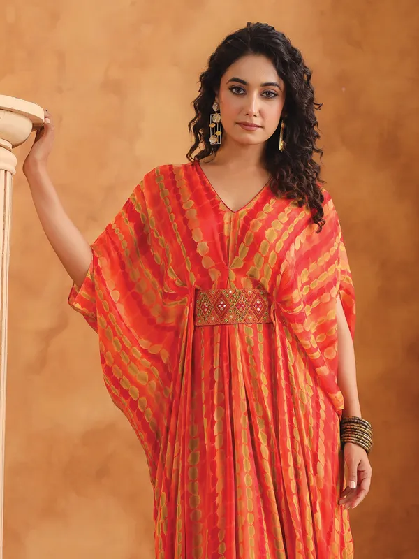 printed silk western stle kurti