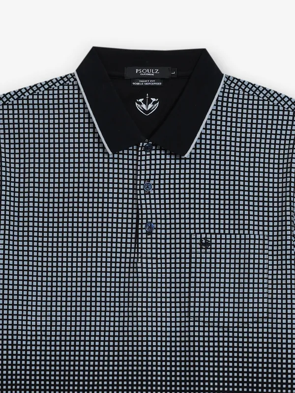 PSOULZ black and white cotton t-shirt