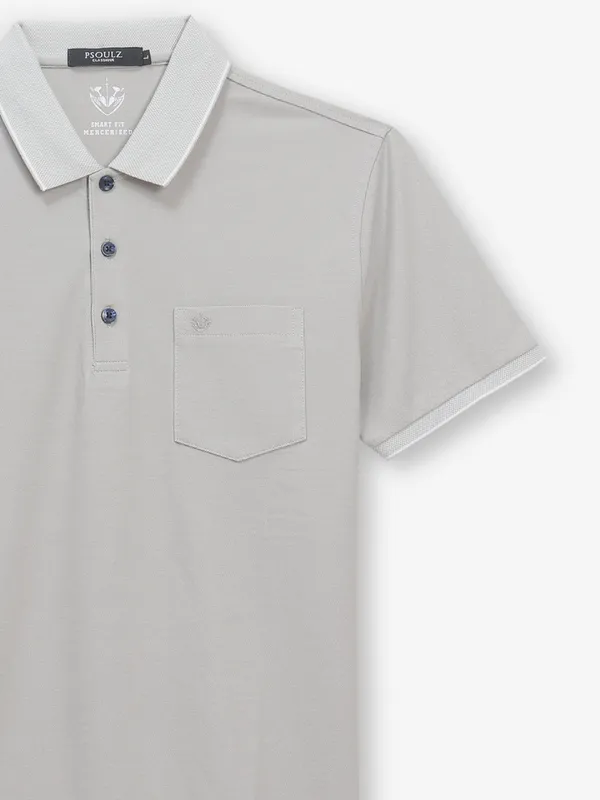 PSOULZ cotton grey t-shirt