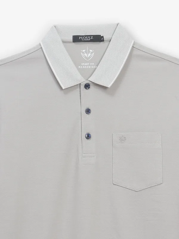 PSOULZ cotton grey t-shirt