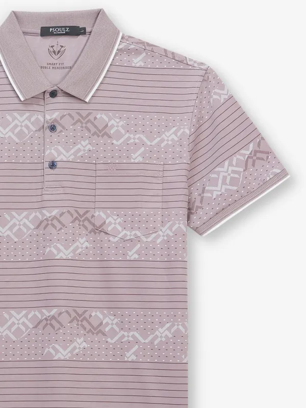PSOULZ cotton lilac purple t-shirt