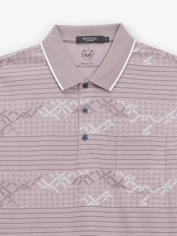 PSOULZ cotton lilac purple t-shirt