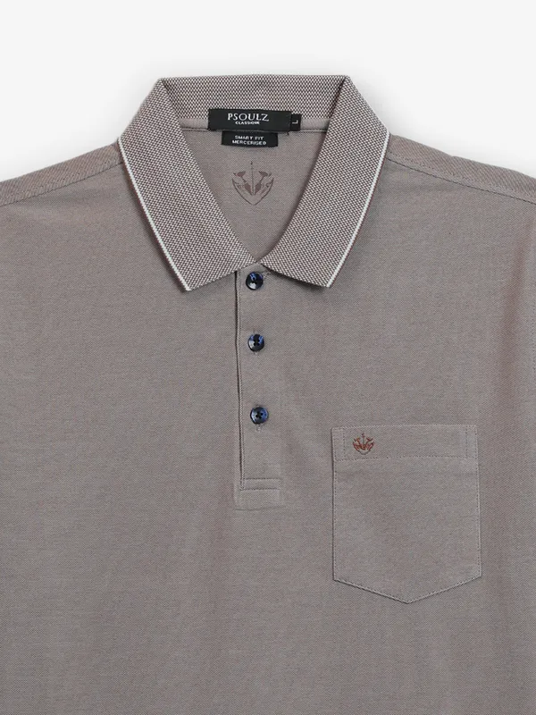 PSOULZ pink palin cotton t-shirt