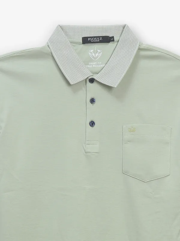 PSOULZ pista green cotton t-shirt
