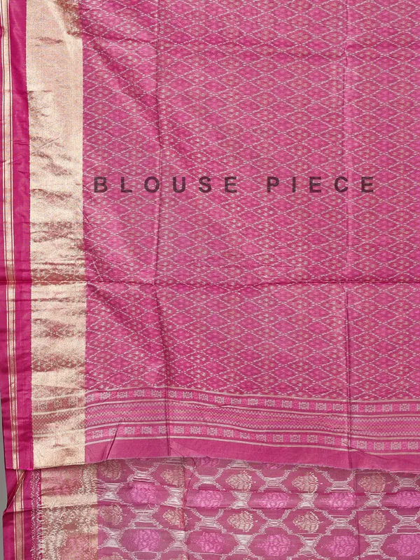 Purple semi cotton silk saree for festive