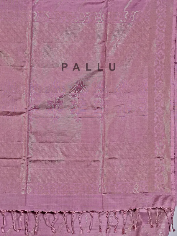 Purple silk saree with grand zari weaving for weddings