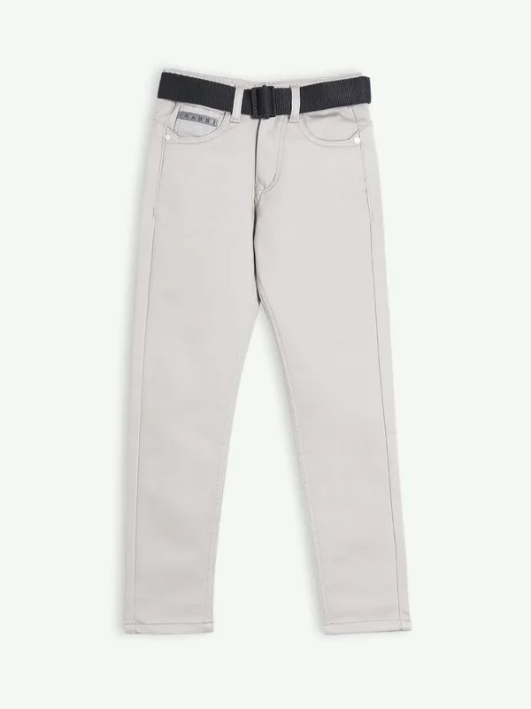 RAGS beige solid jeans