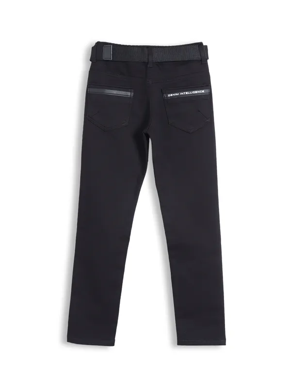 RAGS black solid jeans