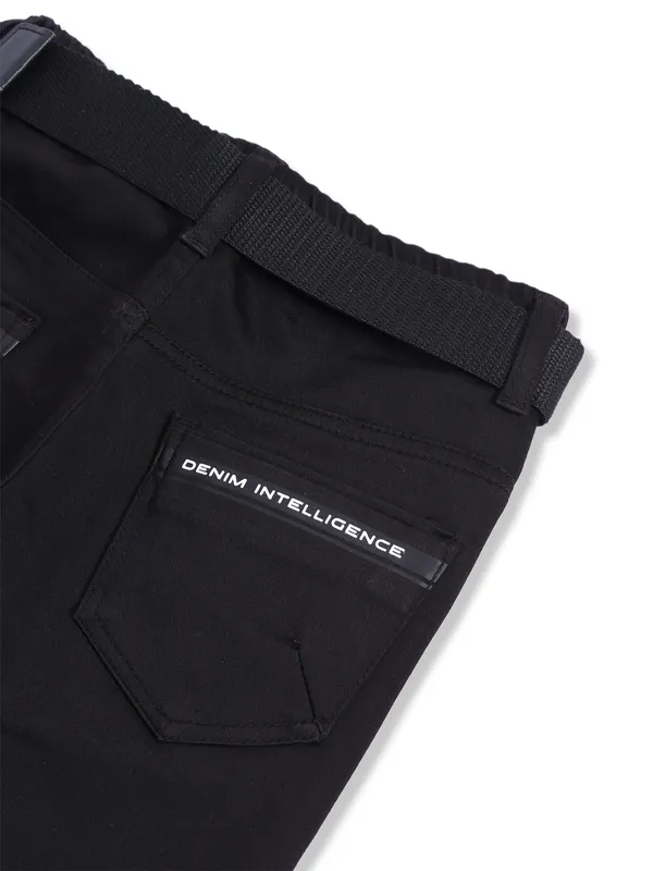 RAGS black solid jeans