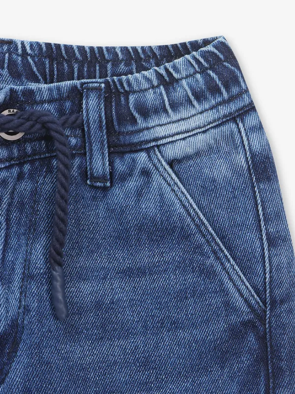 RAGS blue washed cargo jeans