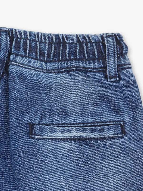 RAGS blue washed cargo jeans