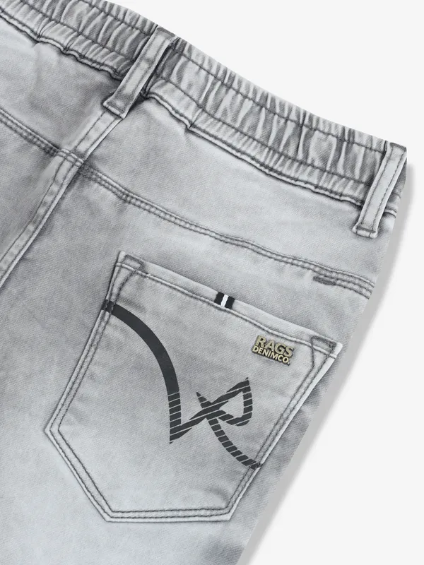 RAGS grey ripped shorts